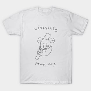 Snooze and Tree-squeeze: Koala's Ultimate Power Nap T-Shirt